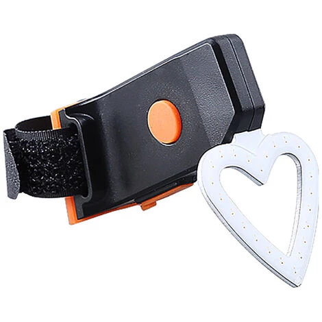 SLBRILLèRE Lumière De Vélo Ultra Lumineuse, étanchéité, LED COB En Forme De Cœur Pour Feu D’avertissement Arrière, Heart Shape 4 SLBRILLèRE Lumière De Vélo Ultra Lumineuse, étanchéité, LED COB En Forme De Cœur Pour Feu D’avertissement Arrière, Heart Shape – Image 2