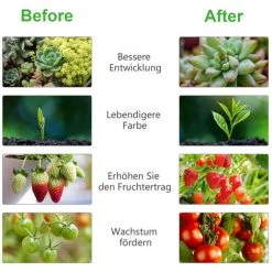 EINFEBEN Lampe Pour Plantes 15 W Lampe De Croissance LED Pour Plantes D'intérieur Avec Spectre Complet Pour Semis, Hydroponique, Serre, Plantes Succulentes, Fleurs - Argent -Pas Cher Eclairage professionnel Magasin 63763047 5