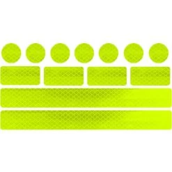 CARILLONSàVENT Autocollants Réfléchissants, Autocollants Lumineux Auto-adhésifs à Haut Pouvoir Réfléchissant Millows Pour Poussette, Vélo, Casque Et Cartables Carivent