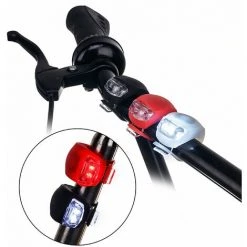 ENLENK Éclairage Vélo | Silicone LED Lumiere Vélo | Lumière Vélo Avant Et Arrière | VTT VTC Cycliste（4pcs） -Pas Cher Eclairage professionnel Magasin 64534725 4