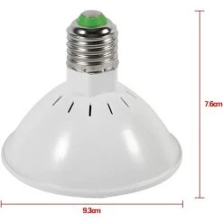 LLOVE Ampoule Chauffant, 200-LED élèvent L'ampoule 24W Ampoule De Croissance E27 Fleur Poussent Les Plantes D'éclairage Intérieur Serre Indore Jardin Hydroponique -Pas Cher Eclairage professionnel Magasin 64871299 2