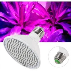 LLOVE Ampoule Chauffant, 200-LED élèvent L'ampoule 24W Ampoule De Croissance E27 Fleur Poussent Les Plantes D'éclairage Intérieur Serre Indore Jardin Hydroponique -Pas Cher Eclairage professionnel Magasin 64871299 4