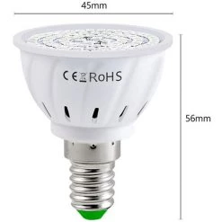 TANCYCO Ampoule LED De Croissance Pour Plantes D'intérieur Spectre Rouge Et Bleu Ampoules LED Pour Plantes E14 Lampe De Croissance Pour Semis Hydroponique Fleurs Succulentes Veg Greenhouse (220V) -Pas Cher Eclairage professionnel Magasin 65260306 3