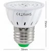 LIFCAUSAL Ampoule LED De Croissance Pour Plantes D'intérieur Spectre Rouge Et Bleu Ampoules LED Pour Plantes E27 Lampe De Croissance Pour Semis Hydroponique Fleurs Succulentes Serre De Légumes (220 V) -Pas Cher Eclairage professionnel Magasin 65957847 1
