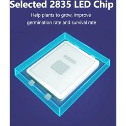 LIFCAUSAL Ampoule LED De Croissance Pour Plantes D'intérieur Spectre Rouge Et Bleu Ampoules LED Pour Plantes E27 Lampe De Croissance Pour Semis Hydroponique Fleurs Succulentes Serre De Légumes (220 V) -Pas Cher Eclairage professionnel Magasin 65957847 5