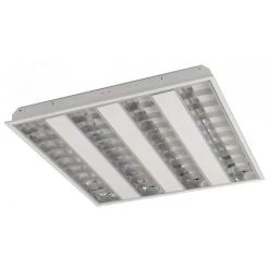 L21 L21R1002EPF - Plafonnier à Encastré 4x14W (Néons Inclus) IP20 840 230/240V - Blanc