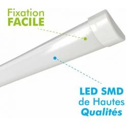 ARUM LIGHTING Réglette LED Extra Plate LINE 32W IP40 3400Lm 118cm | Température De Couleur: Blanc Froid 6000K -Pas Cher Eclairage professionnel Magasin 67268855 3