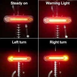 FLYME Feu Arrière Pour Vélo - Rechargeable USB -Pas Cher Eclairage professionnel Magasin 67807633 4