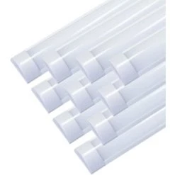 Réglette Lumineuse 120cm 48W (Pack De 10) - Blanc Froid 6000K - 8000K - SILAMP - Blanc Froid 6000K - 8000K