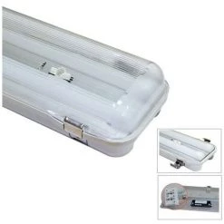 MIIDEX LIGHTING Boitier étanche IP65 LED Intégrées 80W (680W) Blanc Jour 4000°K Translucide 11 MIIDEX LIGHTING Boitier étanche IP65 LED Intégrées 80W (680W) Blanc Jour 4000°K Translucide -Pas Cher Eclairage professionnel Magasin 9382398 5